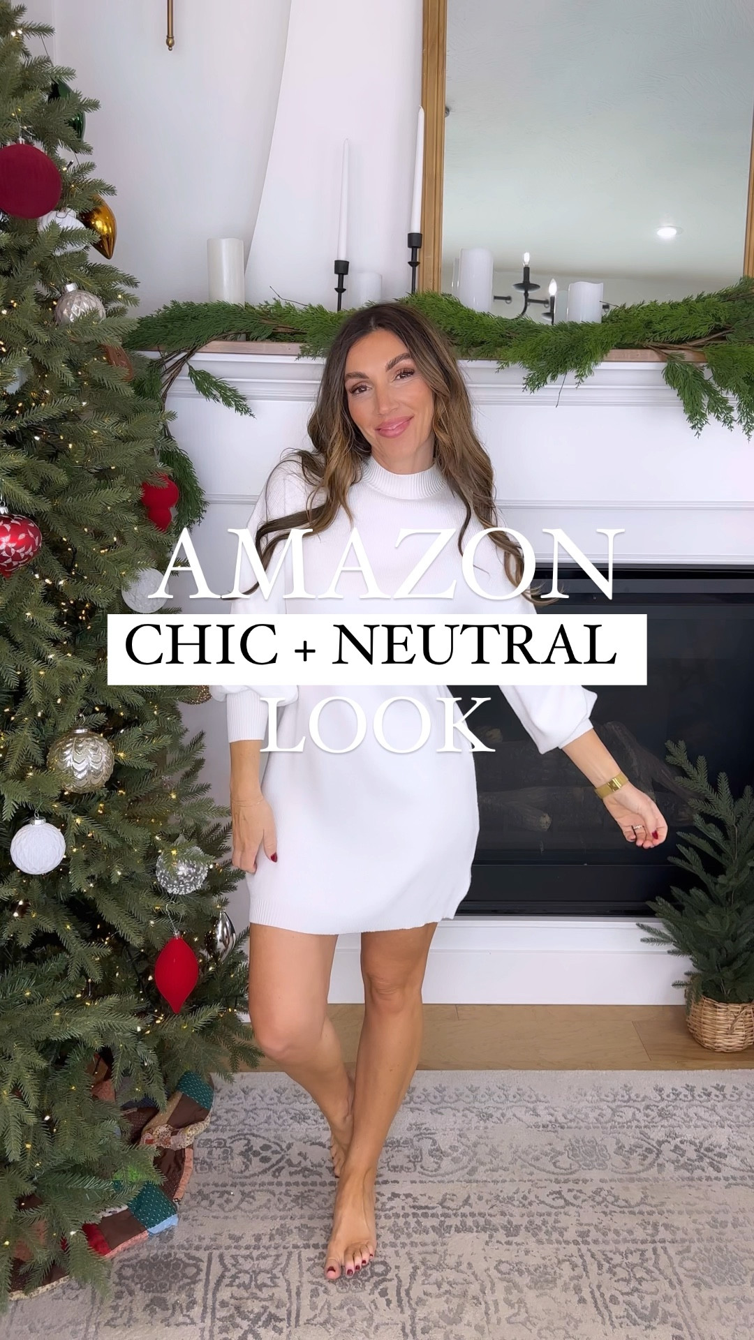 #officewear #thanksgivingoutfit #sweaterdress #amazon
Wearing size small in both these amazon pieces! These are also my new fave boots! I am Obsessed with this look for Thanksgiving, the office, or any date night! Warm, chic, and gorgeous, just like you! 

#LTKHoliday #LTKfindsunder50 #LTKworkwear