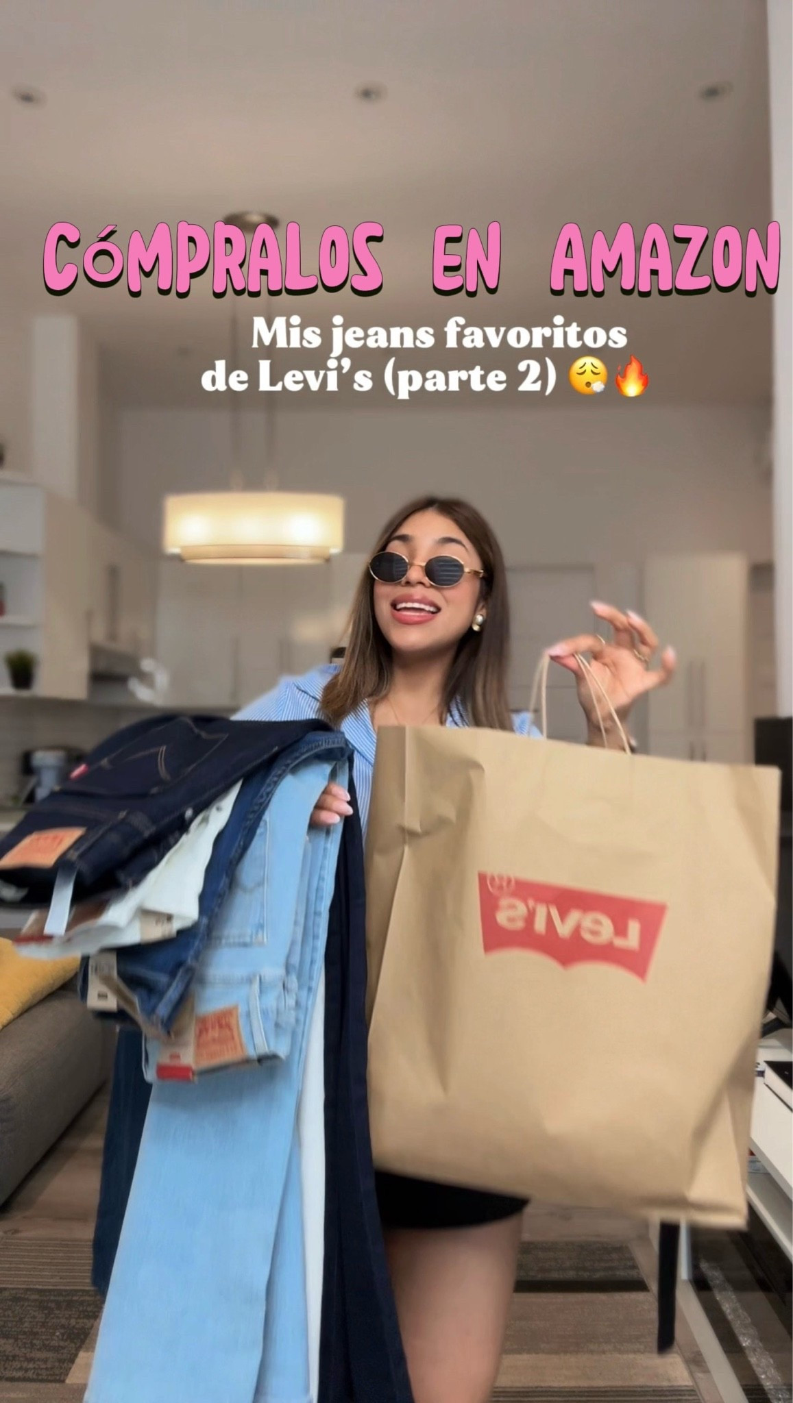 Lo puedes comprar por Amazon también, si es más fácil para ti 🫶  

Como referencia 👇  
Azul claro: 28/30  
Blanco: 28/31  
Otros: 27/30  

Mis medidas:  
Altura: 1.60  
Peso: 64 kg  
Cadera: 102 cm  
Cintura: 68 cm  

Tip: te sugiero que en el color blanco y en el azul claro elijas una talla más 👀

#LTKsummer #LTKjeans #LTKsale
