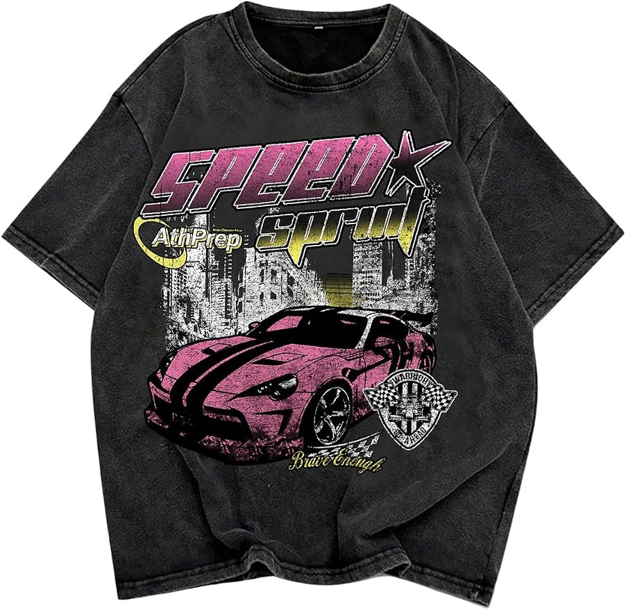 SOLY HUX Men's Vintage Short Sleeve Graphic Tees Casual Washed T-Shirt Hip Hop Shirts Streetwear | Amazon (US)