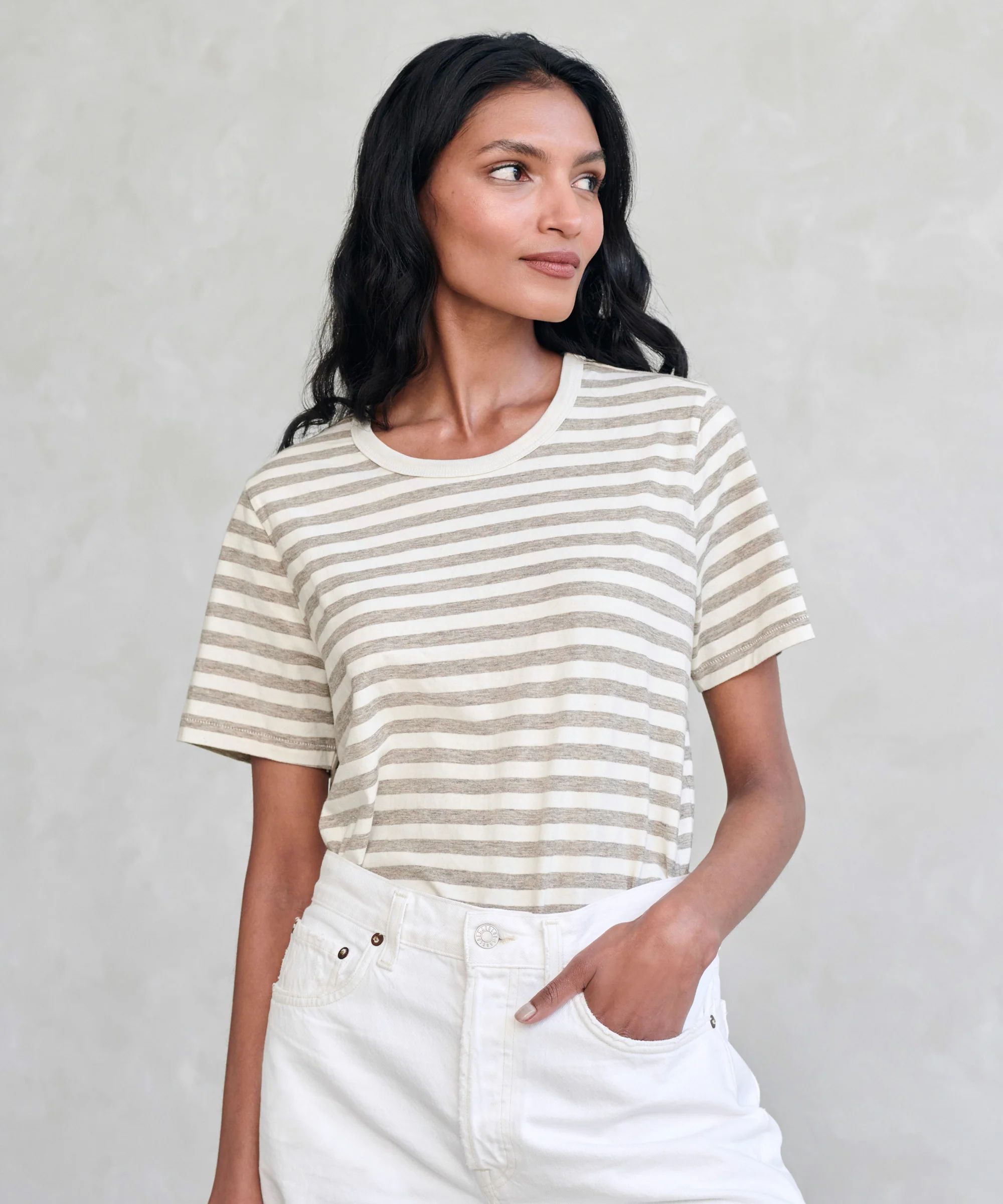 Cotton Basic Tee | Jenni Kayne