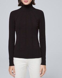 Modern Ribbed Turtleneck Sweater | White House Black Market