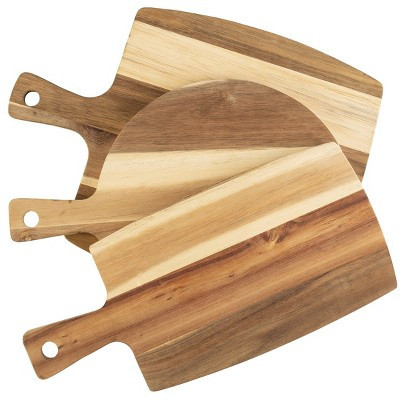 Classic Cuisine 3PC Acacia Wood Cutting Board Set | Target
