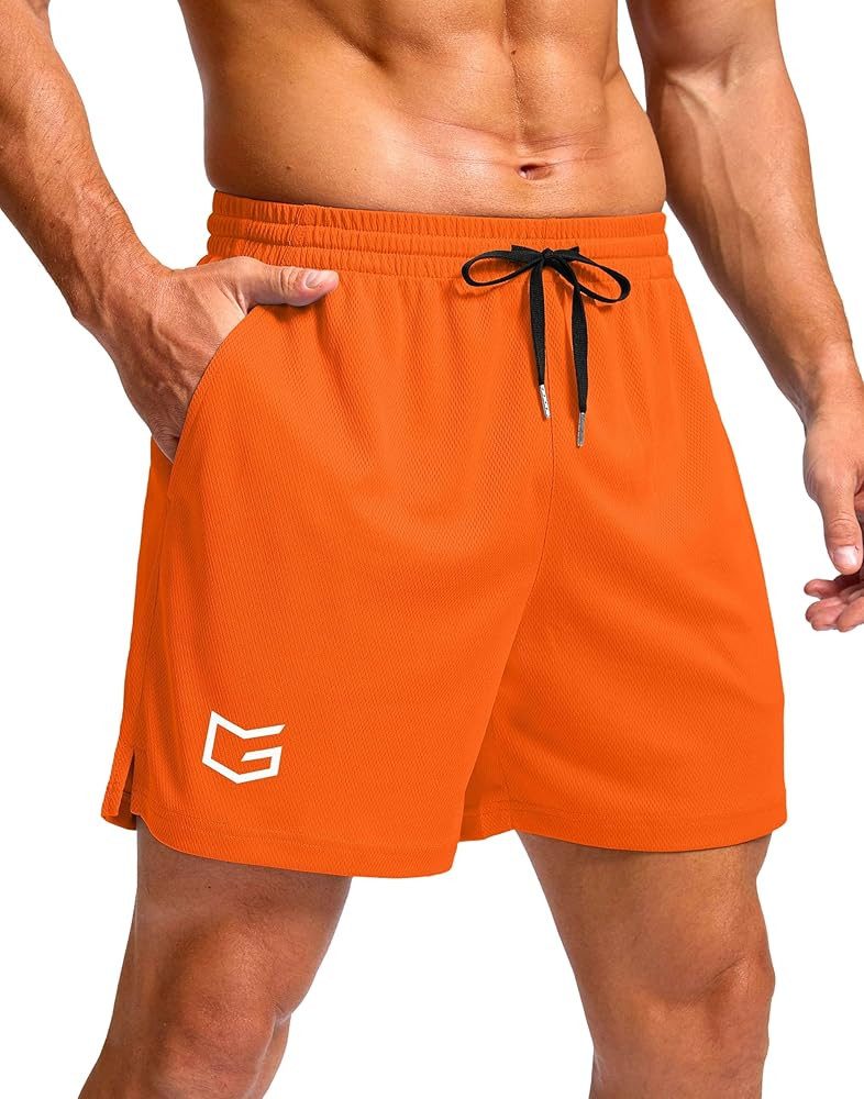 G Gradual Men's Athletic Workout Shorts with Pockets 5"/7"/9" Lightweight Quick Dry Gym Basketbal... | Amazon (US)