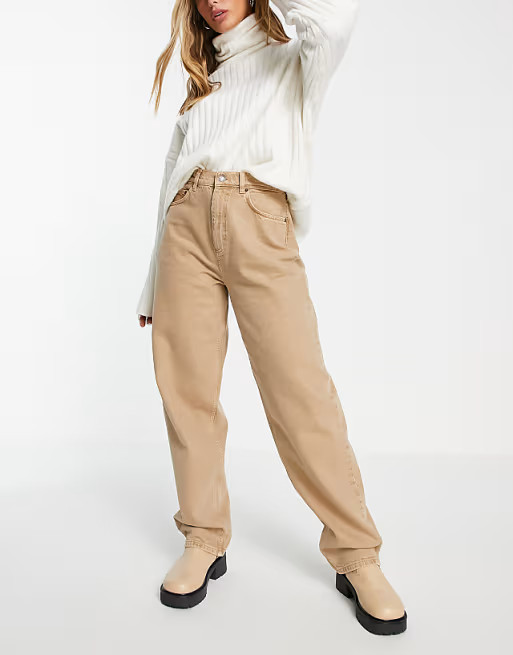 ASOS DESIGN 'super slouchy' mom jeans in tobacco | ASOS | ASOS (Global)