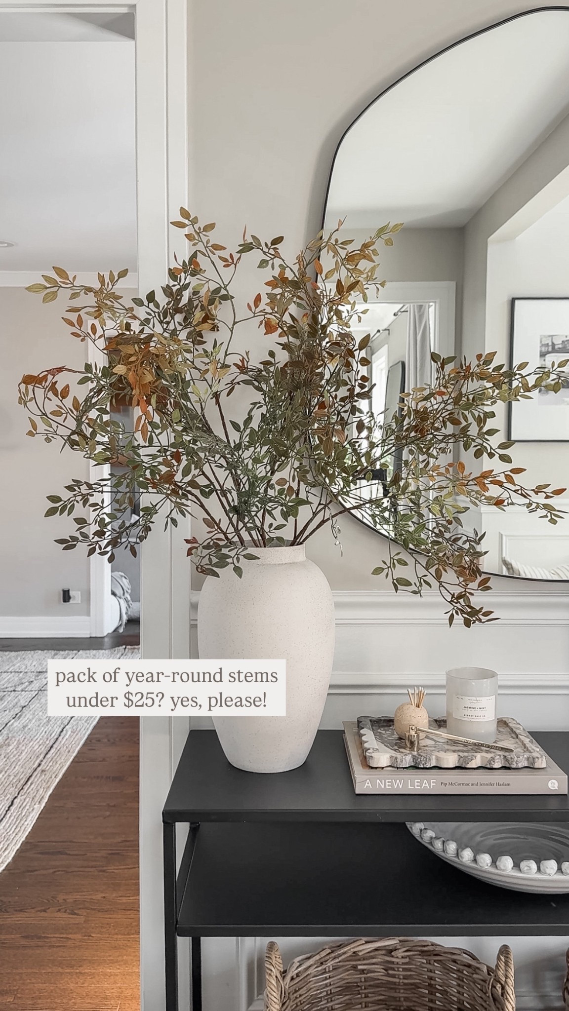 These year round stems come in a pack of 3 and are perfect for any vase. They are tall enough for a large vase or you can bend the stems for a lower vase! 

#LTKFindsUnder50 #LTKSeasonal #LTKHome