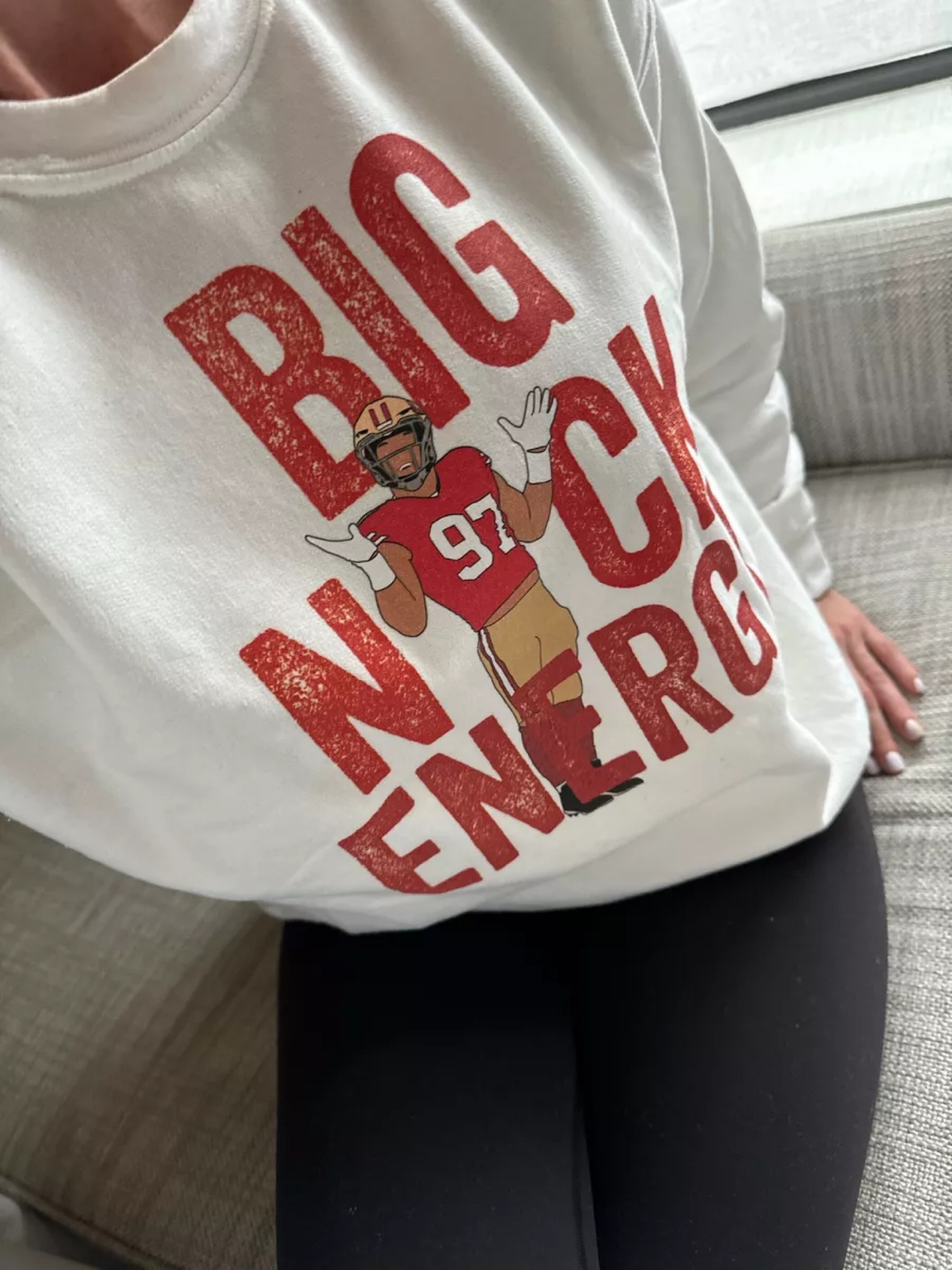 Since we are still in it and heading to the Super Bowl…thought I’d share some seriously cute Niners gear for my fellow SF fans! I LOOOOVE this sweater - have it in white and black!

#LTKSeasonal #LTKstyletip #LTKparties