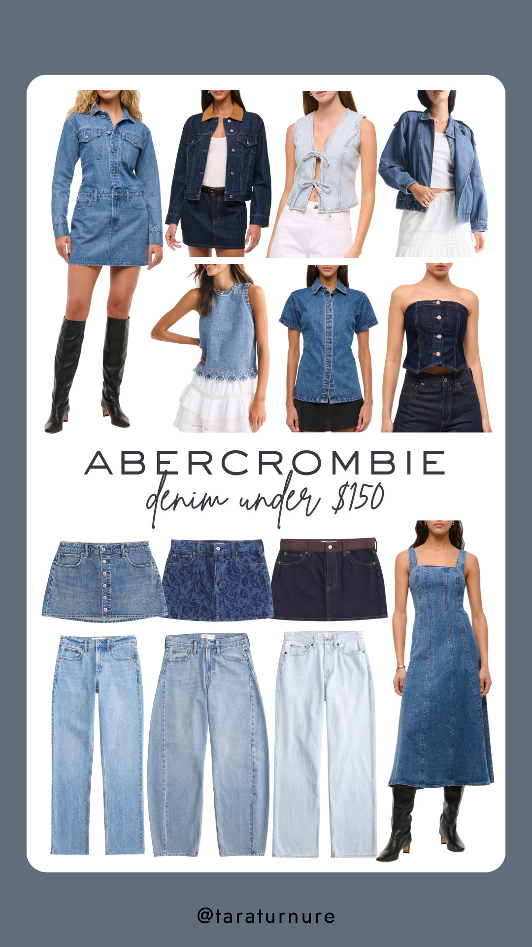 Denim favorites under $150. Effortlessly cool styles from Abercrombie & Fitch for every day and every vibe.

#AbercrombieStyle #DenimFinds #Under150 #WardrobeEssentials #EverydayStyle #AbercrombieDenim #StyleFavorites #LTKDenim #LTKFinds
 

 #LTKSaleAlert #LTKStyleTip