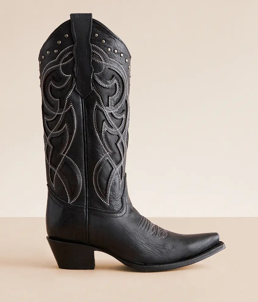by Corral Studded Leather Western Boot | Buckle