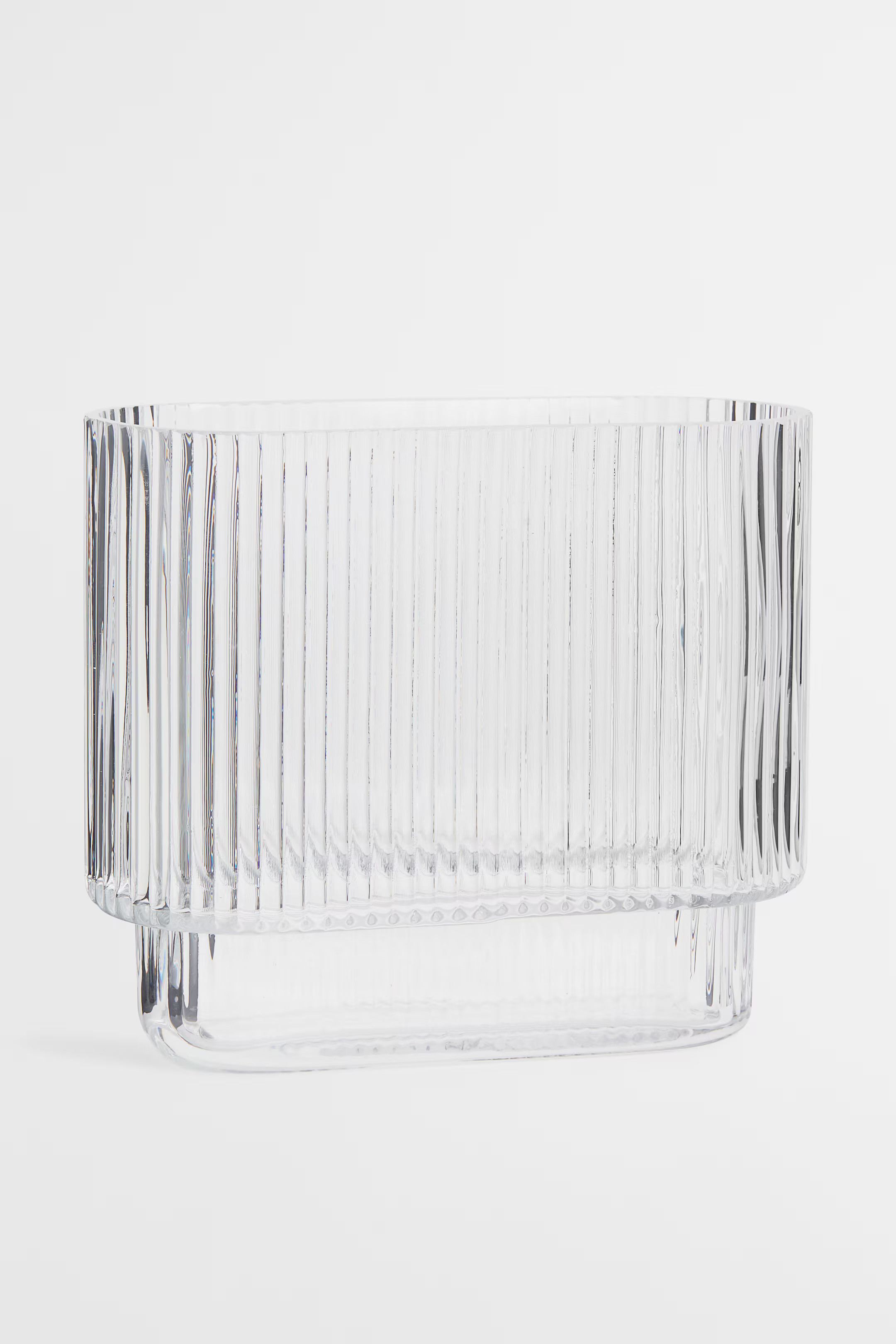 Oval Glass Vase - Transparent - Home All | H&M US | H&M (US + CA)