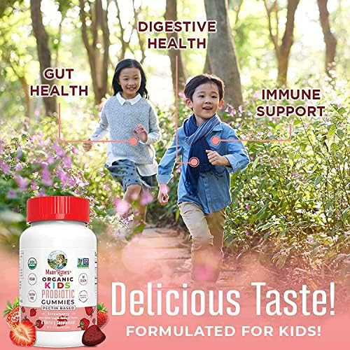 Probiotic | USDA Organic Probiotic Gummies | Probiotic Digestive Support | Immune Support | Diges... | Amazon (US)