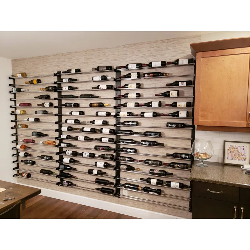 Abbie-May 4 Bottle Wall Mounted Wine Bottle Rack | Wayfair Professional