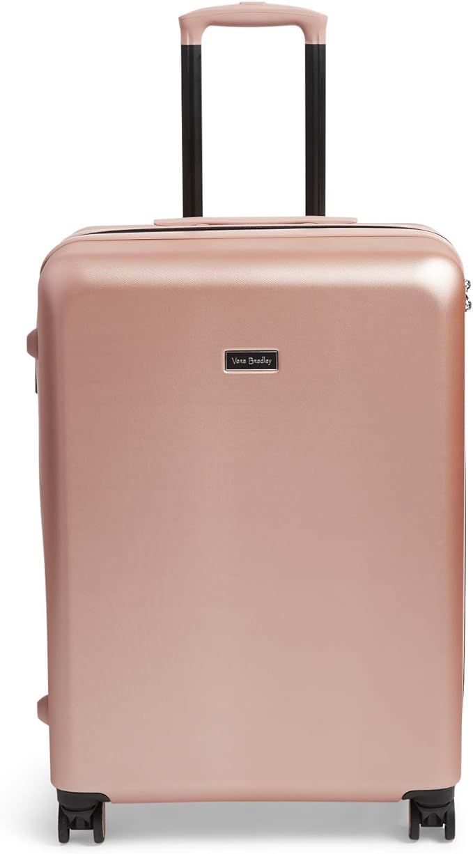 Vera Bradley Women's Hardside Rolling Suitcase Luggage, Enchanting Rose, 26" Check In | Amazon (US)
