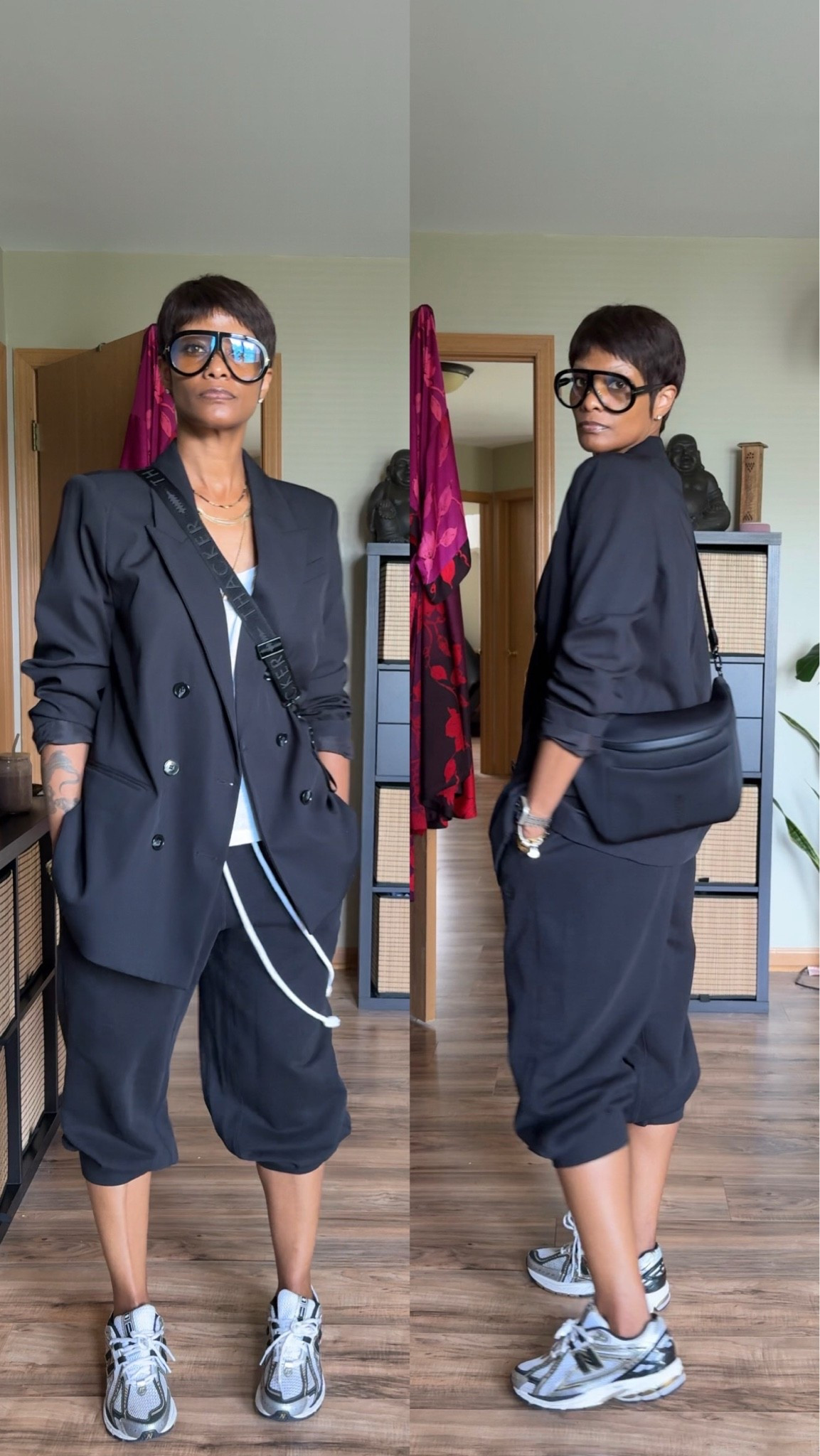 Just a little chic athleisure moment.  

#joggers #blazerstyle #lazystyle

#LTKOver40