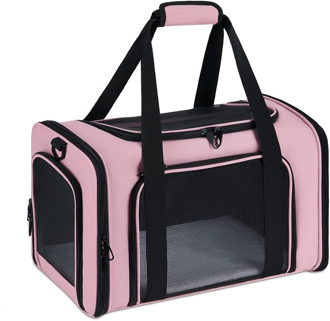 Echohana Cat Carrier, Airline Approved Pet Carrier for Cats and Dogs, Collapsible Cat Carriers wi... | Amazon (US)