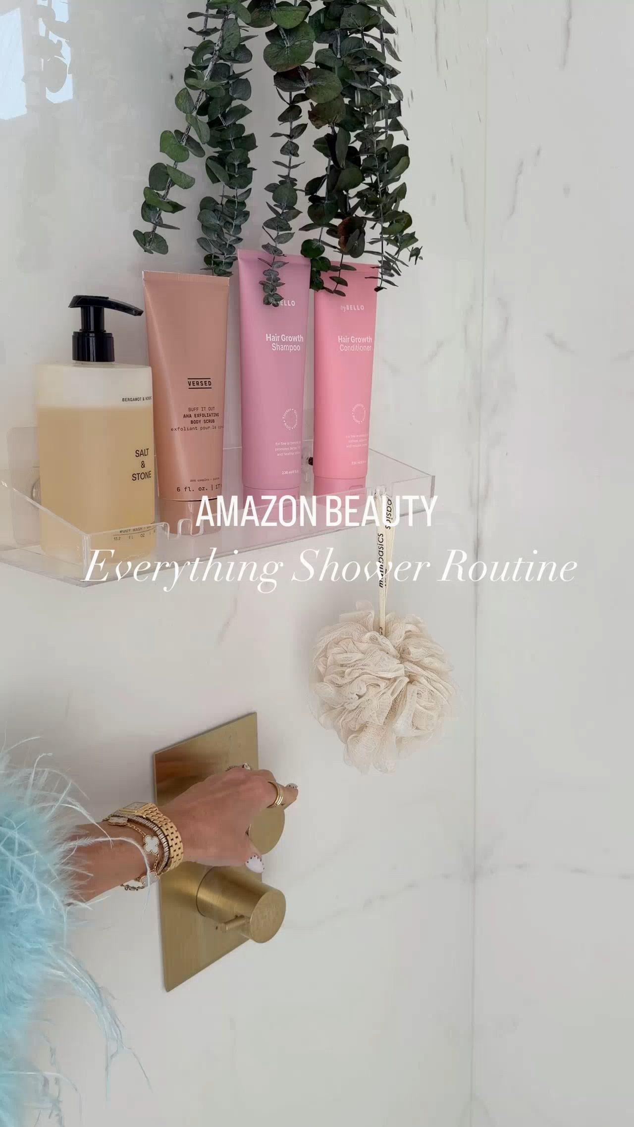 Lately my everything showers have been so good… I’ve been using a hair growth shampoo and strengthening conditioner that make my hair feel thicker, plus a scalp serum I’ve been consistent with for less shedding. I’ll go in with an exfoliating scrub so my skin actually feels smooth after, then finish with this vitamin C body oil that smells amazing and leaves the best glow. And I swear by this detangle brush… it just glides through wet hair without pulling. 

 #LTKBeauty