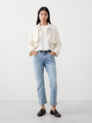 Girlfriend Mid-Rise Jean | Banana Republic Factory