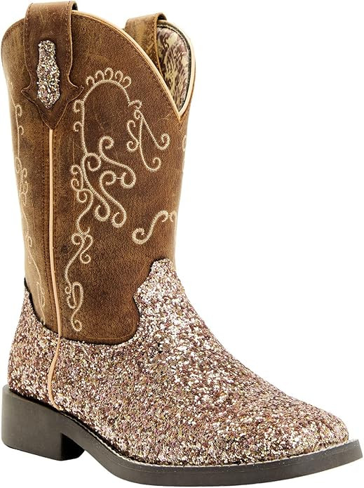 Shyanne Girls' Sparkle Plenty Boot Broad Square Toe - Bsgsp22p12 | Amazon (US)