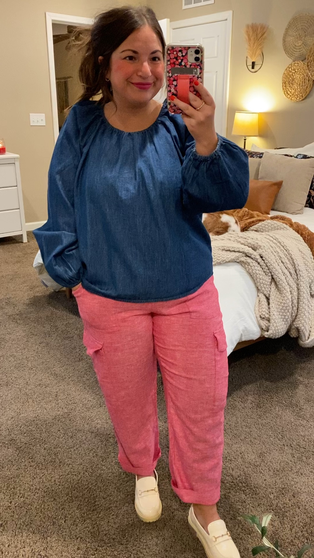 This whole look is just begging for a sunny, Spring day!!

clogs: fit true to size // wearing a 3 in kids (linking adult sizes as well)
pants: fit true to size // wearing a large
blouse: fits true to size // wearing a large 

 #LTKMidsize #LTKFindsUnder50 #LTKStyleTip