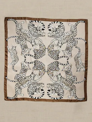 Signature Silk Scarf &amp;#8211 Large | Banana Republic (US)