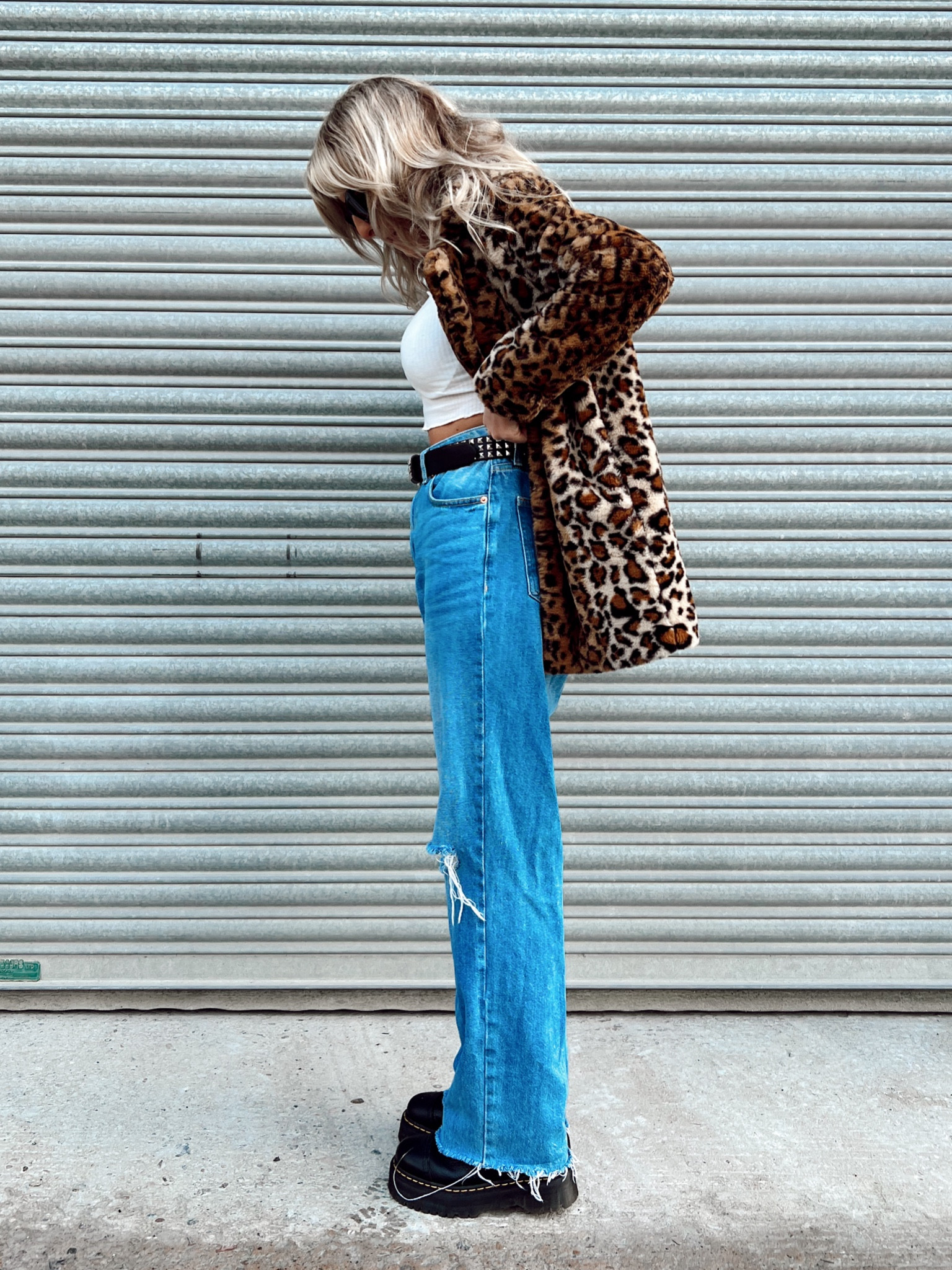 Grunge girl style #grunge #leopardprint #rockstargf #90s #rockchick #altfashion