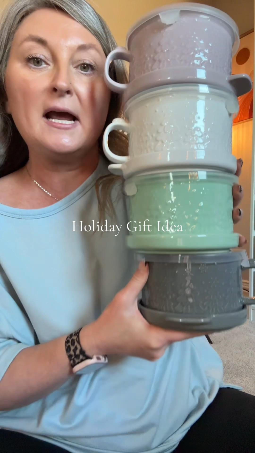 Adding this adorable QVC Temp-tations Mug Set to my Holiday Gift Ideas Series! 🎁 You get 4 festive bowls, each with its own gift box perfect for breaking up into smaller gifts or giving as one big cozy set. Fill them with candy, cocoa mix, or baked treats… the possibilities are endless! Such an easy, affordable way to check multiple gifts off your list this year. ❤️✨

#LTKGiftGuide #LTKHoliday