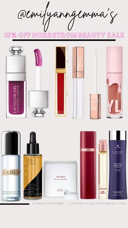Nordstrom. Beauty. Sale. Lip gloss. La Mer. Kylie Cosmetics. Lip lit. Perfume. Skincare  