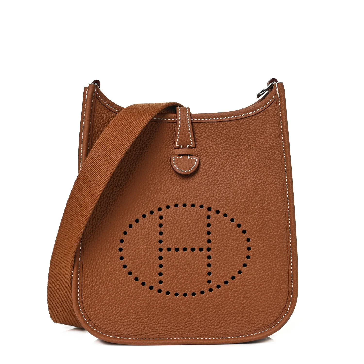 HERMES Taurillon Maurice Evelyne TPM Gold | FASHIONPHILE | Fashionphile