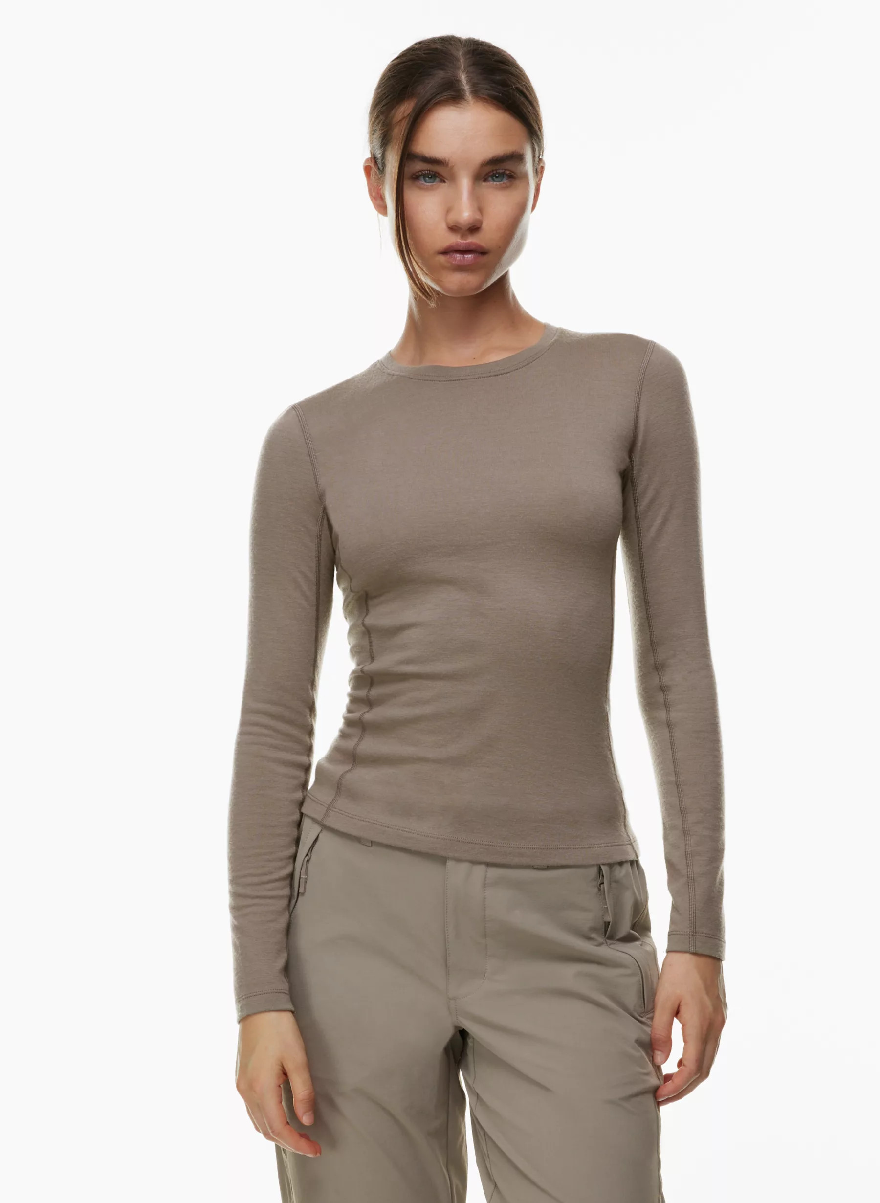 BRINK MERINO WOOL LONGSLEEVE | Aritzia