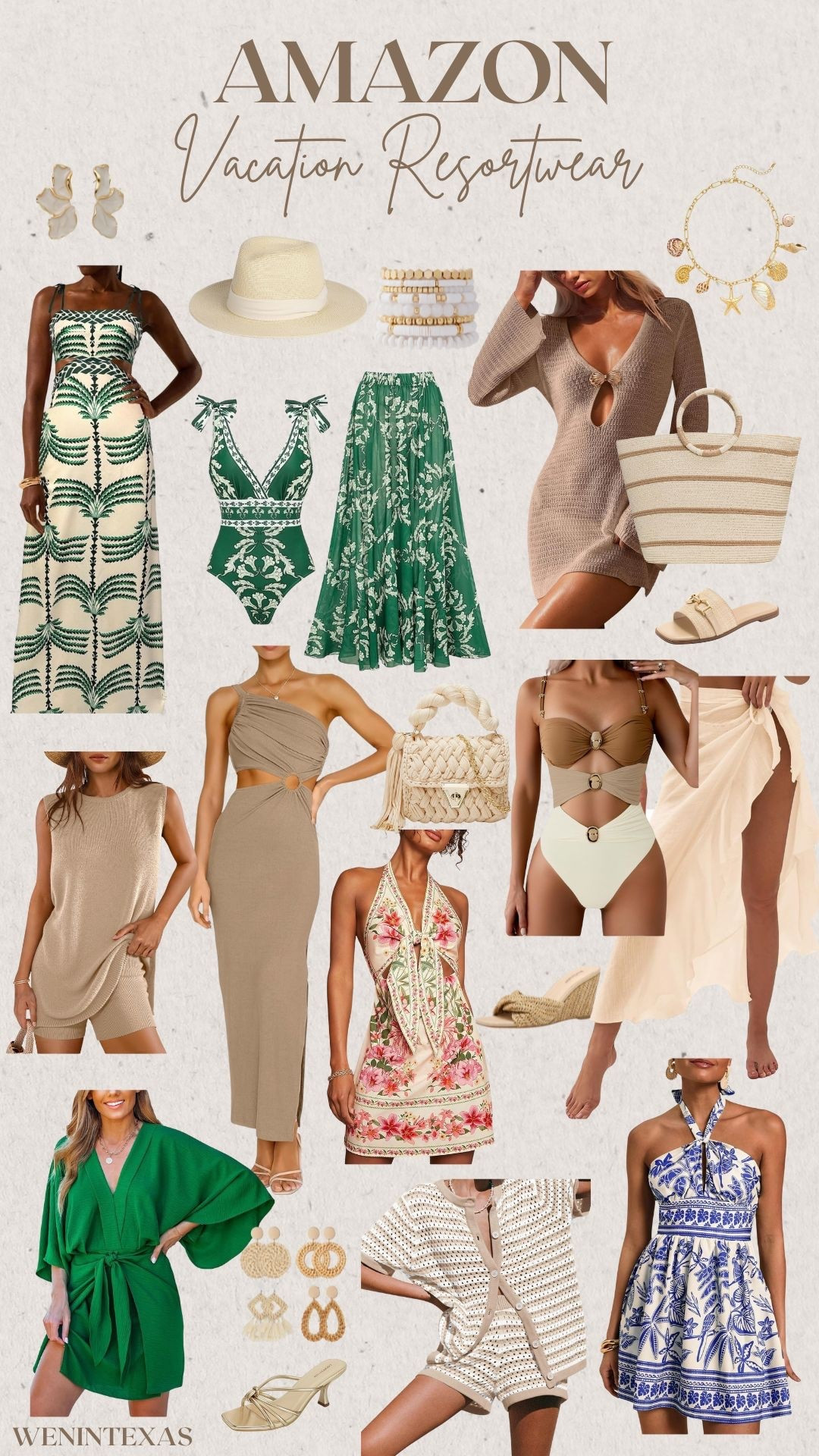 High-end vacation resortwear from Amazon! ✨🐚

#amazonvacationoutfits #amazonfinds #amazonsummer #amazonfashion #amazonstyle #summeroutfits #vacationoutfits #vacationdress #swimsuits #amazonswim #momstyle #amazoncoverups #swimcoverups #vacationstyle #resortwear #neutralstyle #ltksummer 

#LTKSeasonal #LTKTravel