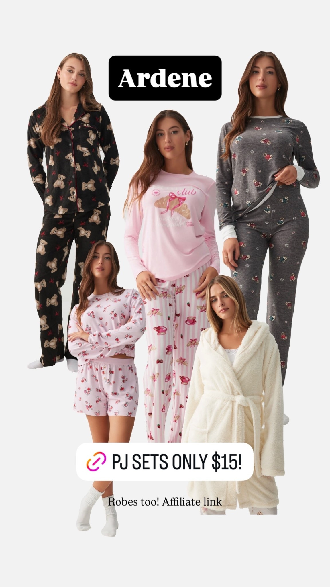 PJ sets only $15 from Ardene! Robes too! 

#LTKsale #LTKcanada #LTKwinter