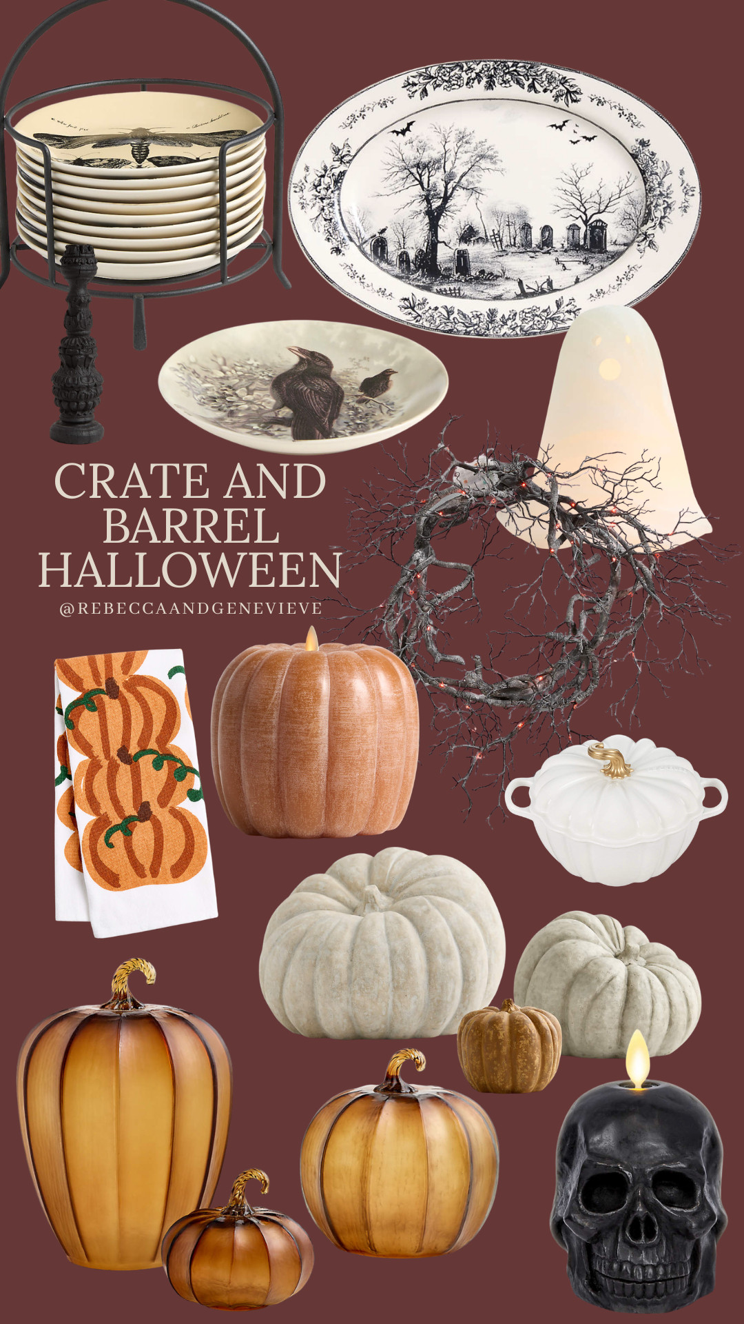 Crate and Barrel Halloween Finds! 

 #LTKSeasonal #LTKHome