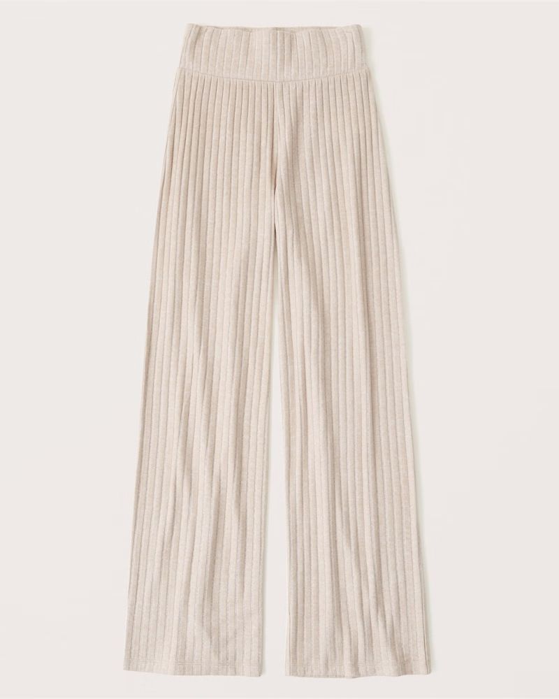 Cozy Wide Leg Pants | Abercrombie & Fitch (US)