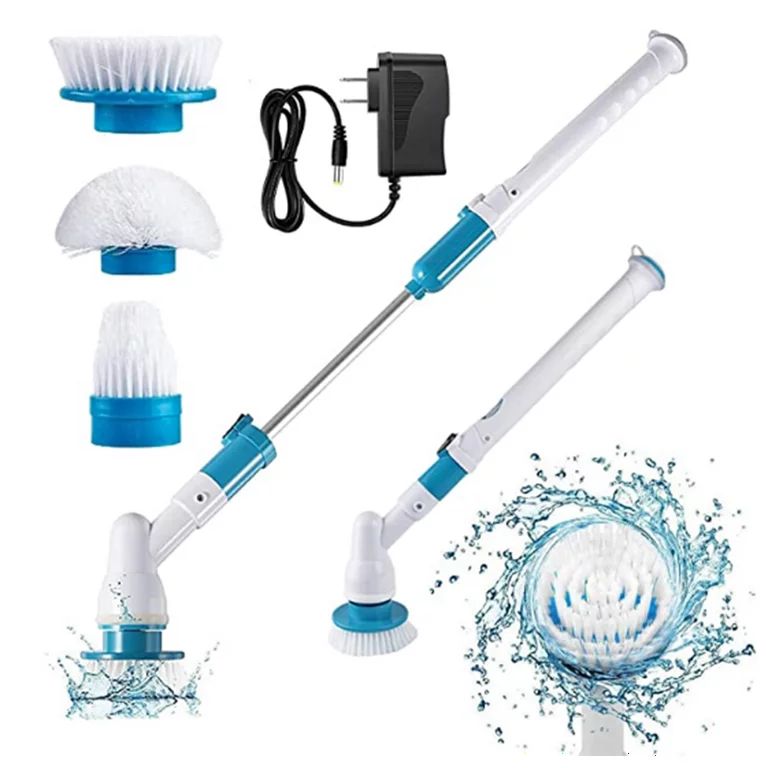 Maple Star Electric Spin Scrubber with Long Handle and Cordless Shower Floor for Cleaning Tub Til... | Walmart (US)