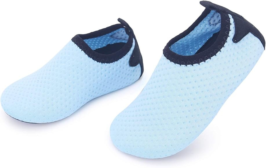 Baby Boys and Girls Barefoot Swim Water Skin Shoes Aqua Socks for Beach Swim Pool | Amazon (US)