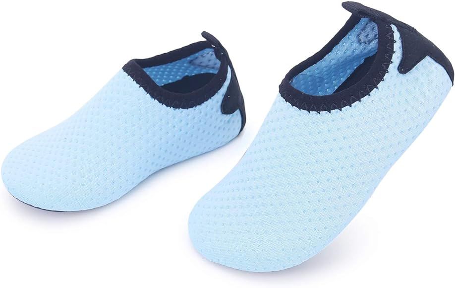 Baby Boys and Girls Barefoot Swim Water Skin Shoes Aqua Socks for Beach Swim Pool | Amazon (US)