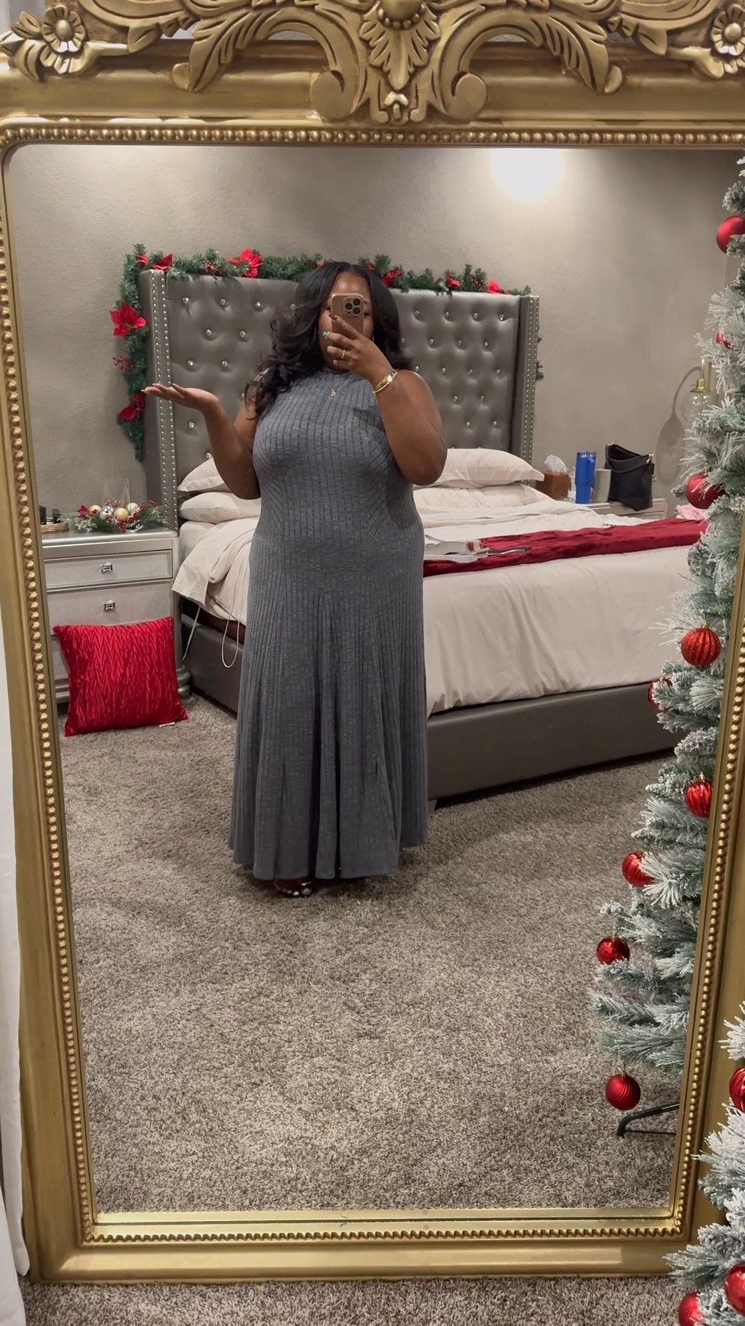 $26 Scoop Women's Plus Rib Knit Seamed Maxi Dress, Sizes XS-4X comes in pink as well. I’m wearing a 2x (size 20/22) height 5’6.

Walmart finds. Walmart fashion. Plus size dresses. Fall dress. Plus size fashion. Walmart style. Grey dress. 

#LTKSeasonal #LTKFindsUnder50 #LTKPlusSize