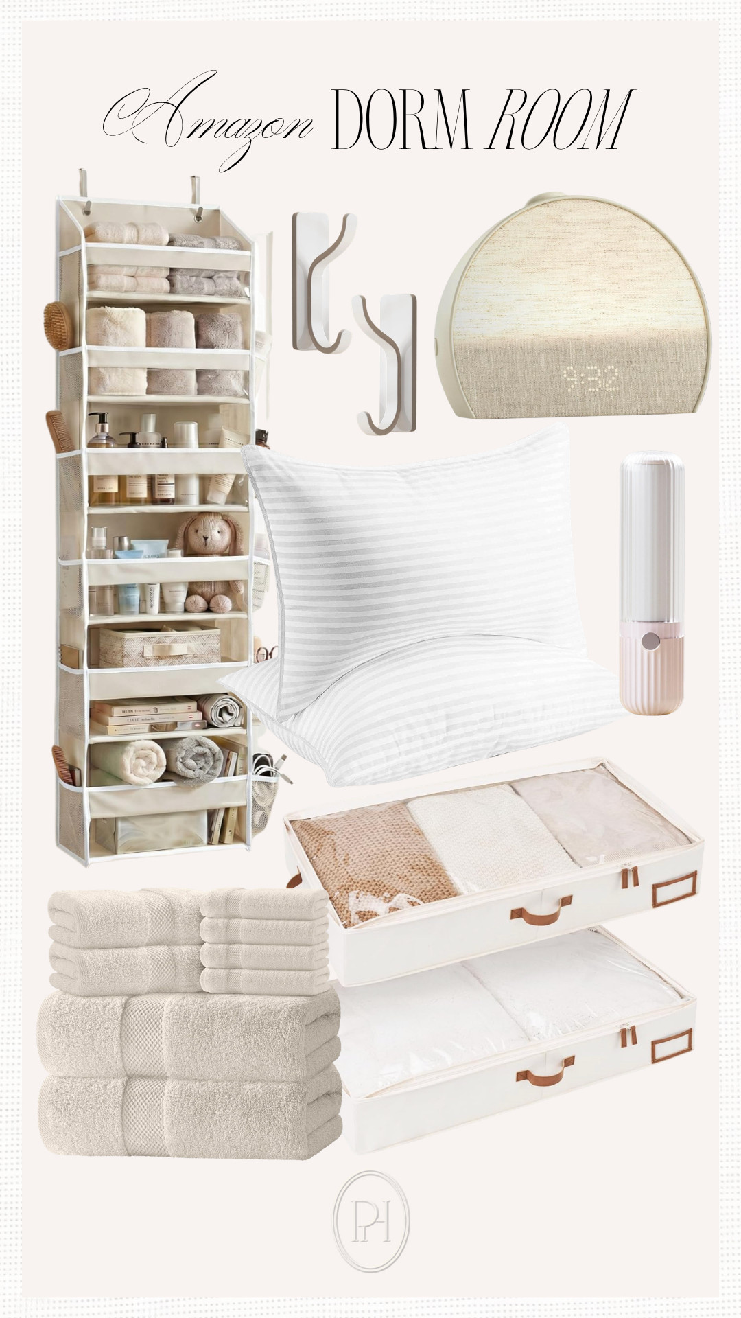 Dorm room essentials from Amazon!

Over-the-door storage, hanging storage, alarm clock, coat hooks, towel hooks, under-the-bed storage, towels, wash clothes, lint roller, neutral dorm room, dorm room must haves, small space storage, organization, teen bedroom, girls dorm room, boys dorm room 

 #LTKmomlife #LTKSeasonal #LTKKids