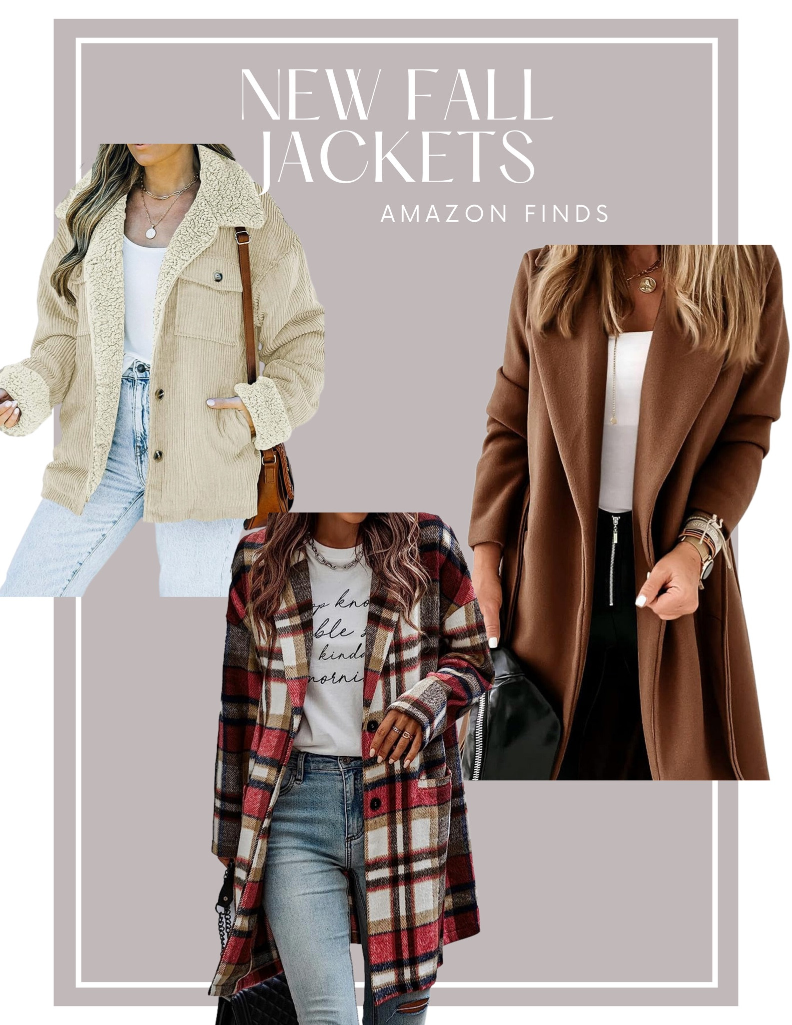New Amazon jackets for fall! 

#LTKstyletip #LTKSeasonal #LTKunder100