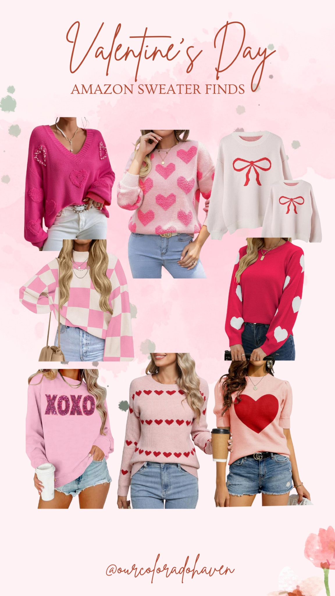 Valentine’s Day Sweaters! 💕 These affordable Amazon finds are so cute and perfect for Vday! 

#LTKSeasonal #LTKFamily #LTKFindsUnder50