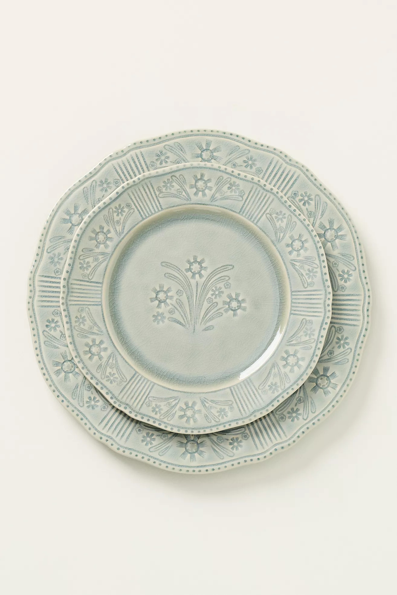 Aster Portuguese Side Plates, Set of 4 | Anthropologie (US)