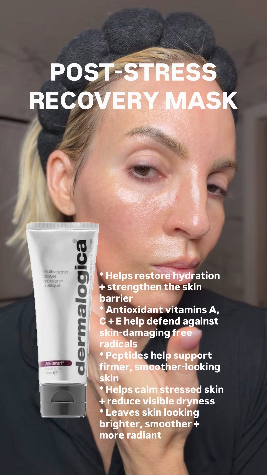 I’ve been using this mask for about a year, and I really love what it does for my skin. It’s packed with vitamins A, C + E, antioxidants and peptides to help hydrate, support the skin barrier and improve the look of dull, stressed skin.

My skin always looks noticeably smoother, more hydrated and glowy after I use it. I especially love it when my skin is feeling dry or just looks a little tired—it gives it that healthier, more rested look almost immediately.

#LTKOver40 #LTKBeauty #LTKstorytime