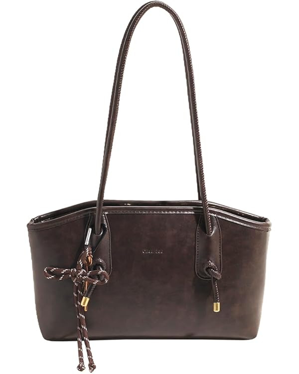 Shoulder Bags for Women Y2k Fall Purse Small Vintage Hobo Tote Handbag Faux Leather Underarm Purs... | Amazon (US)