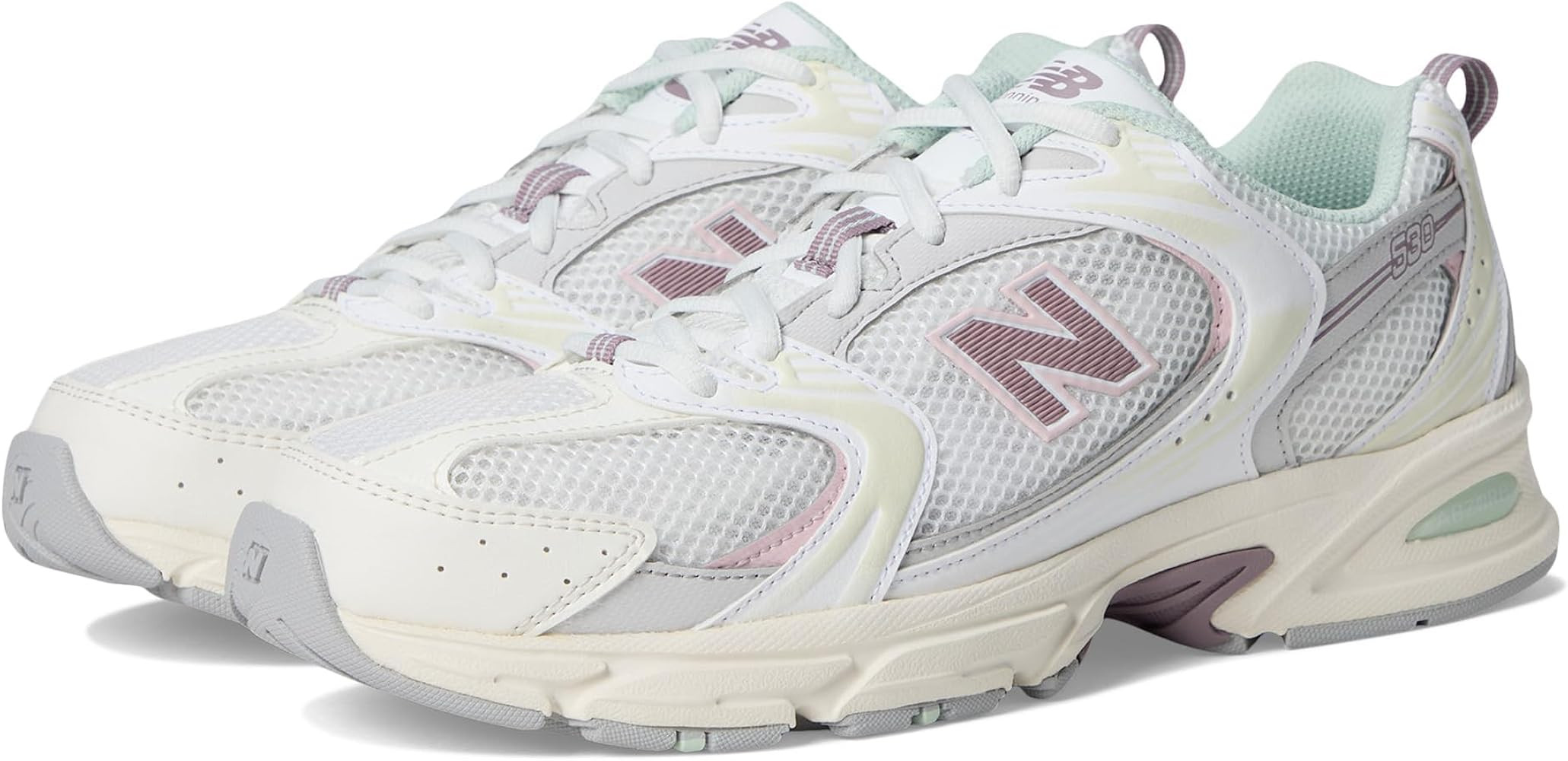 New Balance Unisex 530 Sneaker, Sea Salt/Ice Wine/Rose Sugar, 5.5 US Men | Amazon (US)
