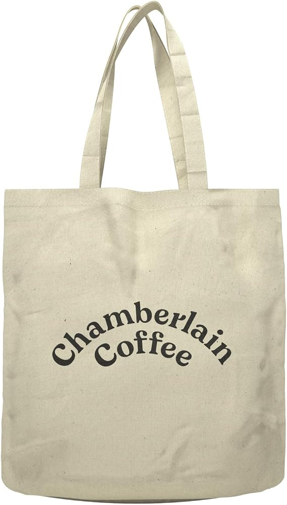 Chamberlain Coffee Shopping Tote - Tote Bag for Groceries, Books & School - Durable Reusable Cott... | Amazon (US)