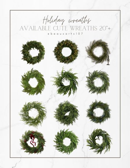 Shop my wreaths 20”+ round up available to ship right now!!

#LTKHoliday #LTKsalealert #LTKSeasonal