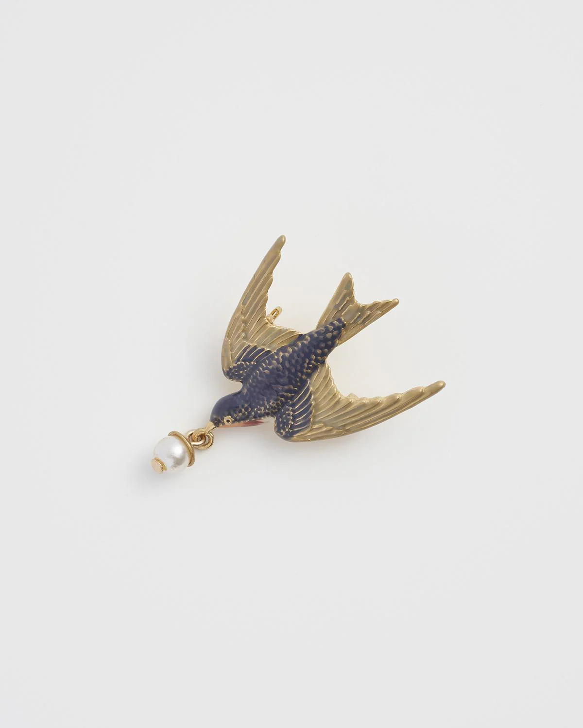 Swallow & Pearl Pin | Fable England