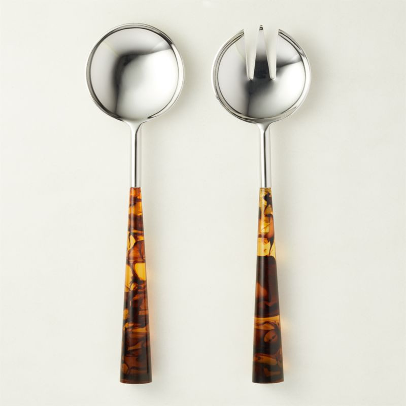 2-Piece Sadye Resin Salad Server Set + Reviews | CB2 | CB2