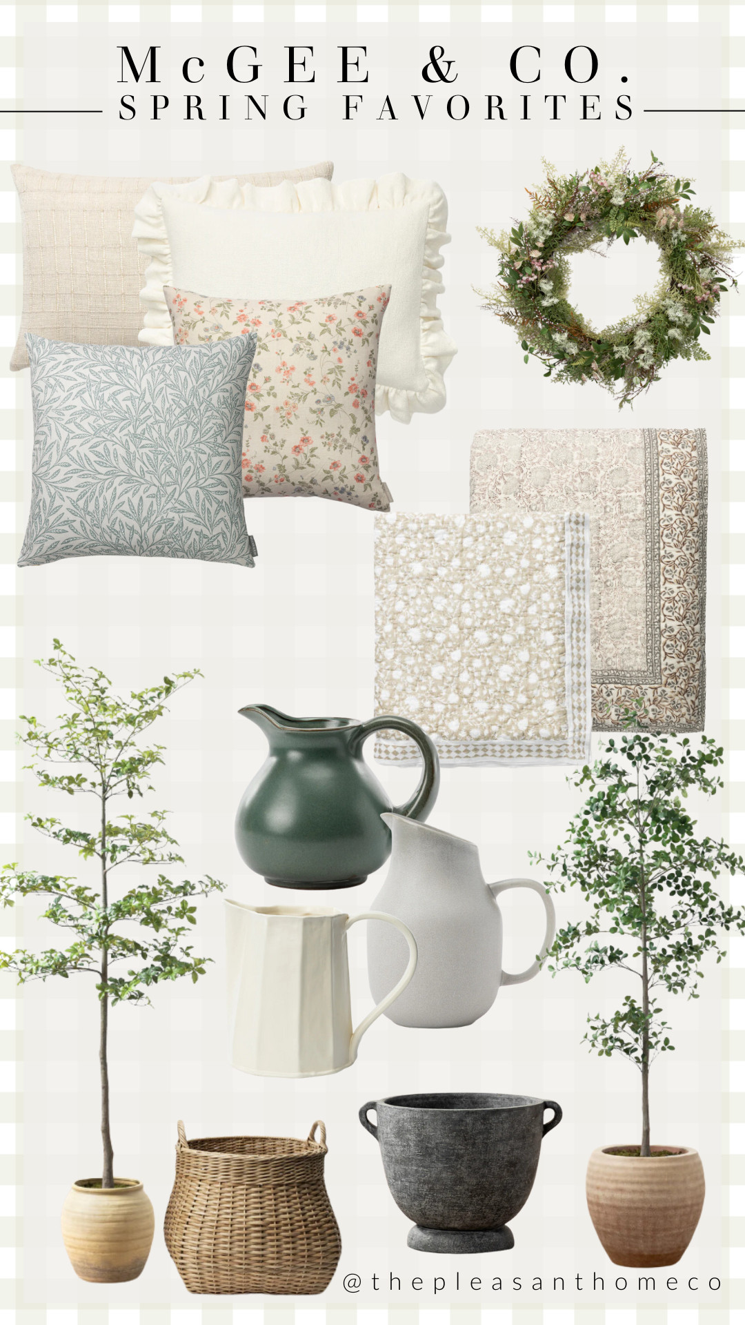 McGee & Co. Home Presidents Day Sale! 

Home Decor / Spring Decor / Faux Tree / Plants / Spring Wreaths / Pitchers / Ceramics / Planter / Woven Baskets / Pillow Covers / Floral / Neutral Decor / Quilts / Floral Quilts / Spring Refresh 

 #LTKSeasonal #LTKHome #LTKSaleAlert