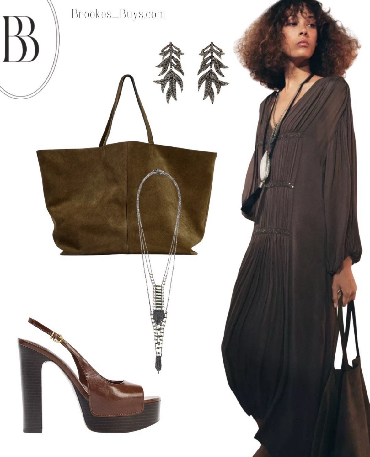 Beautiful browns for fall. The detail on this dress gives a touch of class  



#LTKFindsUnder100 #LTKStyleTip #LTKU