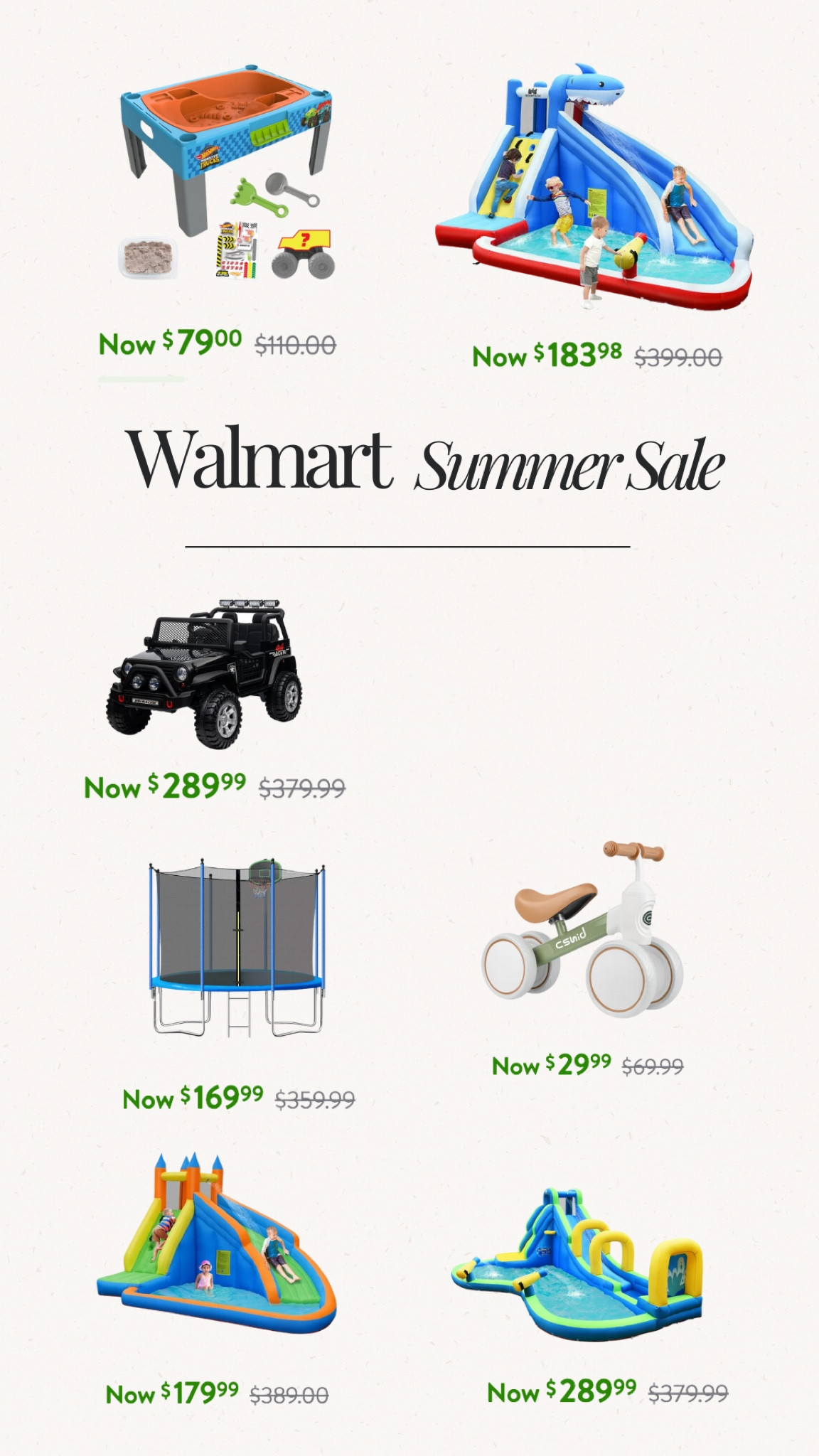 Walmart Summer Sale 

#LTKFamily #LTKKids #LTKSwim
